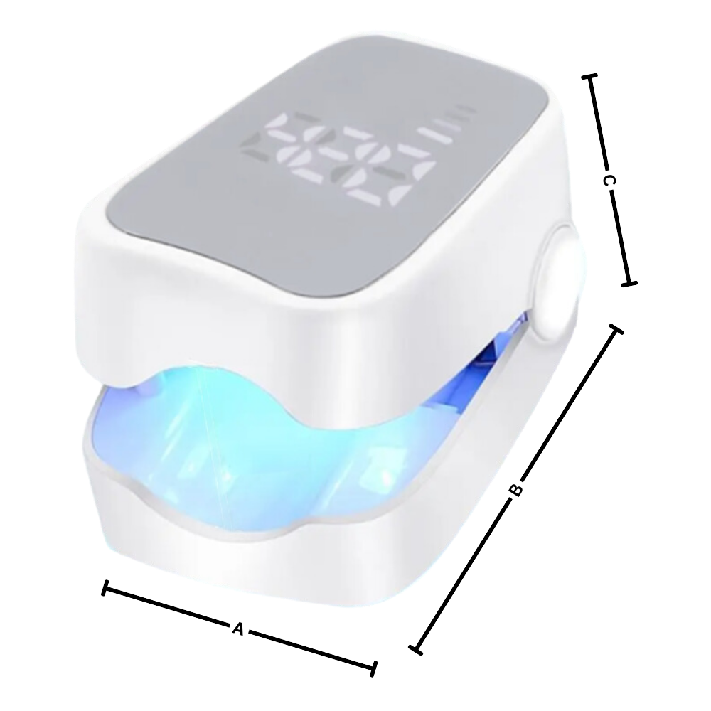 Appareil de luminothérapie rechargeable pour le soin des ongles, double mode LED bleue et traitement au laser froid, utilisation quotidienne portable de 7 minutes pour les ongles d'orteils et