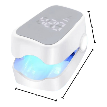 Appareil de luminothérapie rechargeable pour le soin des ongles, double mode LED bleue et traitement au laser froid, utilisation quotidienne portable de 7 minutes pour les ongles d'orteils et