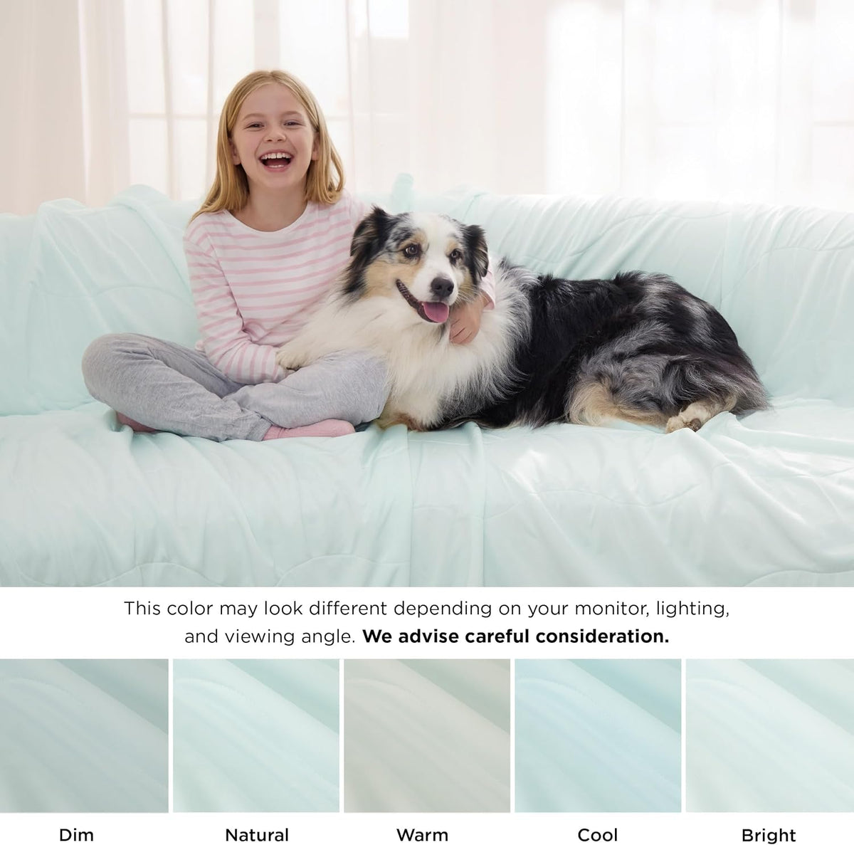 Cozy Paws | Couverture rafraîchissante pour grands chiens avec garnissage respirant Air-Core | Tapis pour chien léger et lavable pour le confort estival