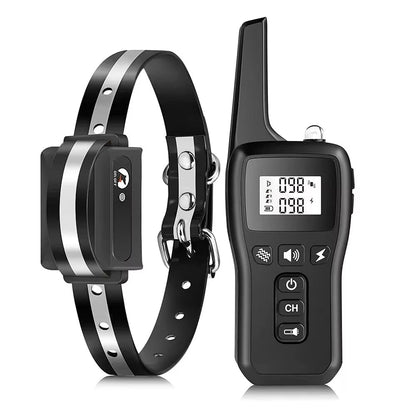 Remote Dog Training Collar with 3 Correction Modes, 3280 ft Range, Waterproof Rechargeable E-Collar for Small to Large Dogs 4-120 lbs