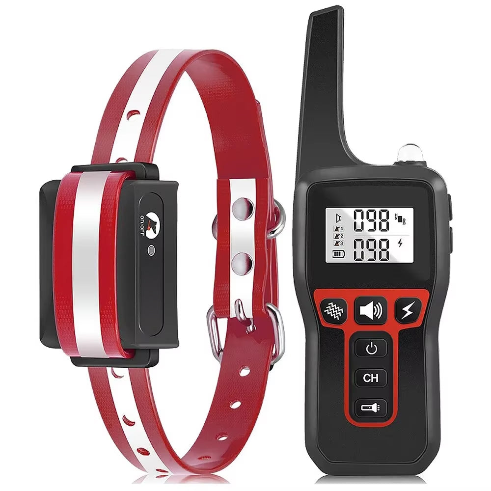 Remote Dog Training Collar with 3 Correction Modes, 3280 ft Range, Waterproof Rechargeable E-Collar for Small to Large Dogs 4-120 lbs