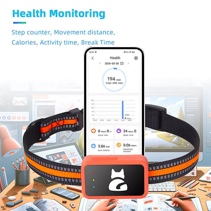 Real-Time Cat & Small Dog Location Monitor with Geo-Fence Alerts, Activity Tracking & No Monthly Fees – Subscription-Free Pet Safety
