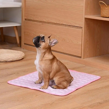 Self-Cooling Dog Mat | Gel-Free Heat Relief Pad for Summer | Machine Washable | 6 Sizes for Small to Large Dogs