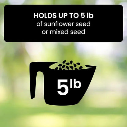Durable Outdoor Seed Dispenser – Squirrel-Resistant Bird Feeder