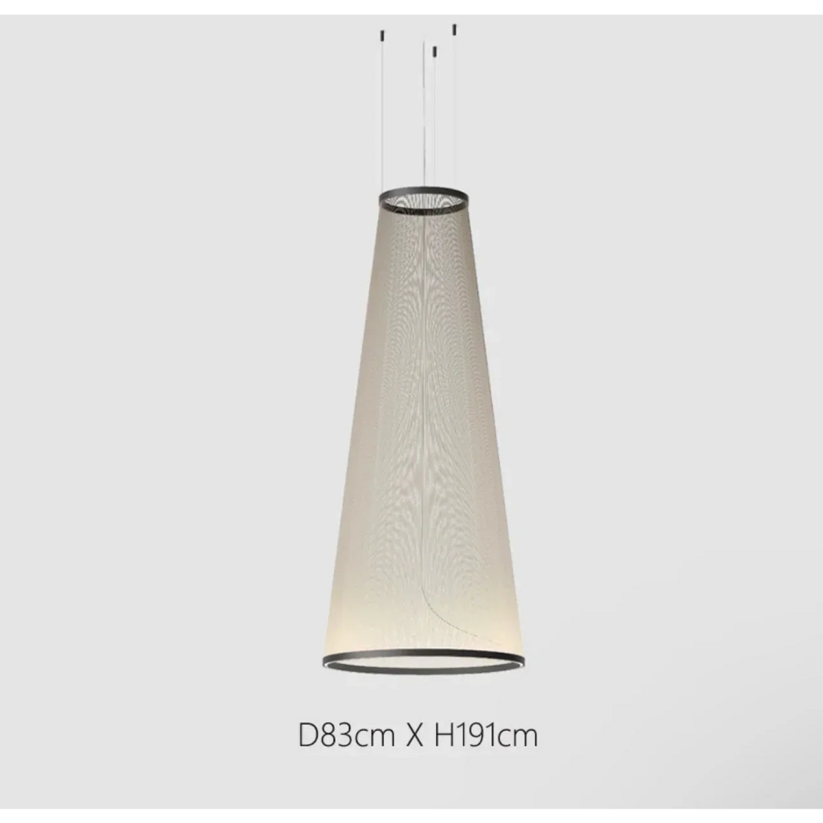 Clustered Drop Lights with Fabric Shades for Kitchen Islands & Dining Tables – Adjustable Cable Heights, Integrated LED, Warm or Cool White