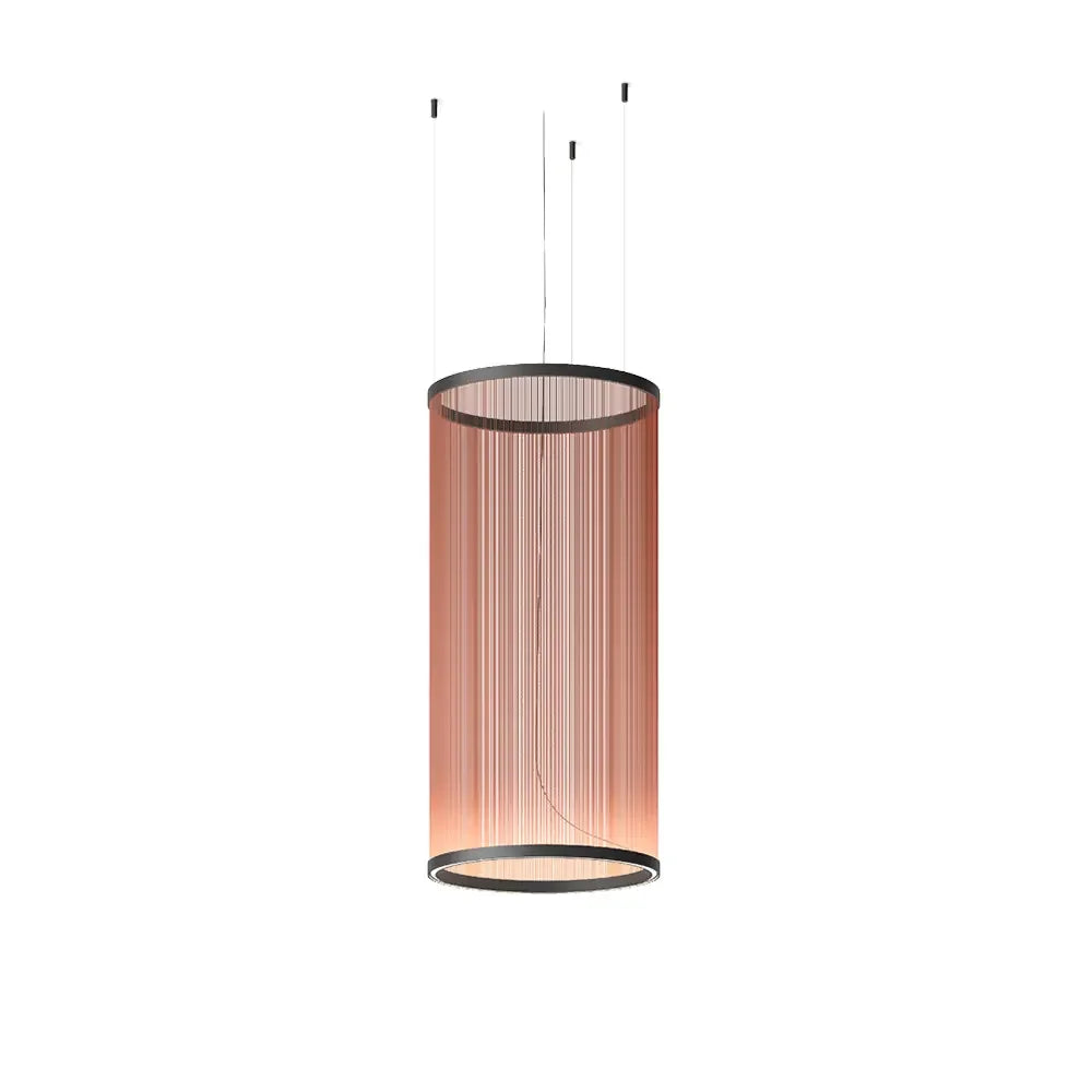 Clustered Drop Lights with Fabric Shades for Kitchen Islands & Dining Tables – Adjustable Cable Heights, Integrated LED, Warm or Cool White