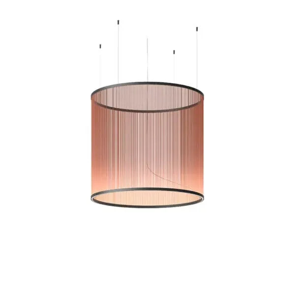 Clustered Drop Lights with Fabric Shades for Kitchen Islands & Dining Tables – Adjustable Cable Heights, Integrated LED, Warm or Cool White