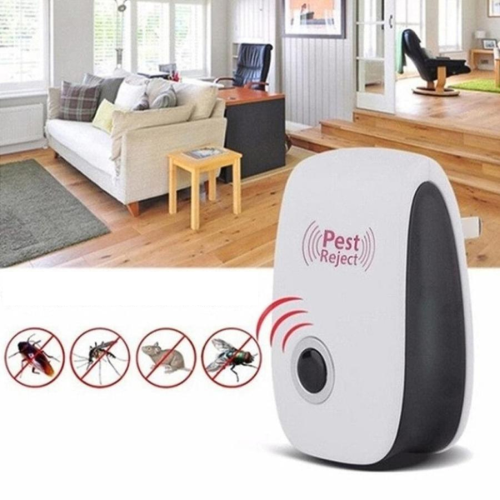 Ultrasonic Pest Repeller Plug-In for Mice Mosquitoes Flies Roaches – Safe Electronic Indoor Pest Control Device for Home Living Room