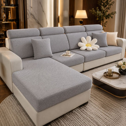 Stretchable Couch Slipcover for Pets – Machine Washable Furniture Protector for Living Room Sofas, Armchairs & Sectionals – 1-4 Seat