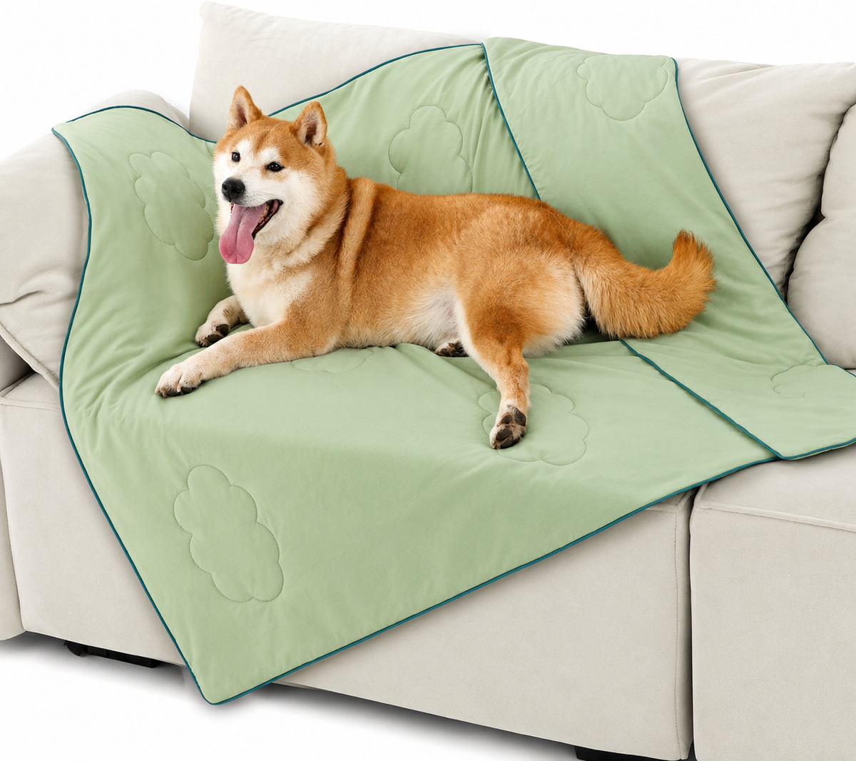 Collection Animaux Confort | Couverture rafraîchissante pour chiens avec Q-MAX>0,4 | Plaid d'été lavable pour le confort par temps chaud