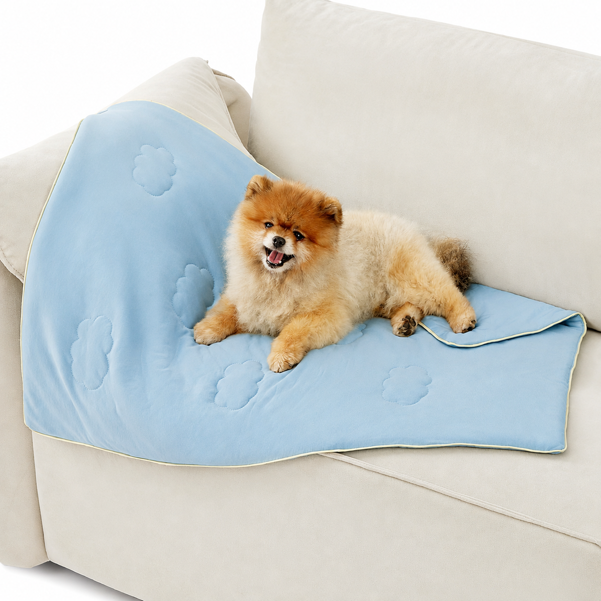 Collection Animaux Confort | Couverture rafraîchissante pour chiens avec Q-MAX>0,4 | Plaid d'été lavable pour le confort par temps chaud