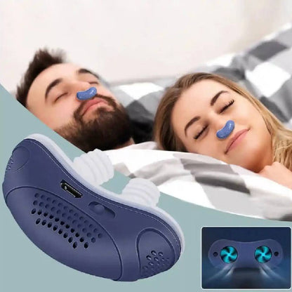 Appareil anti-ronflement compact, aide nasale rechargeable