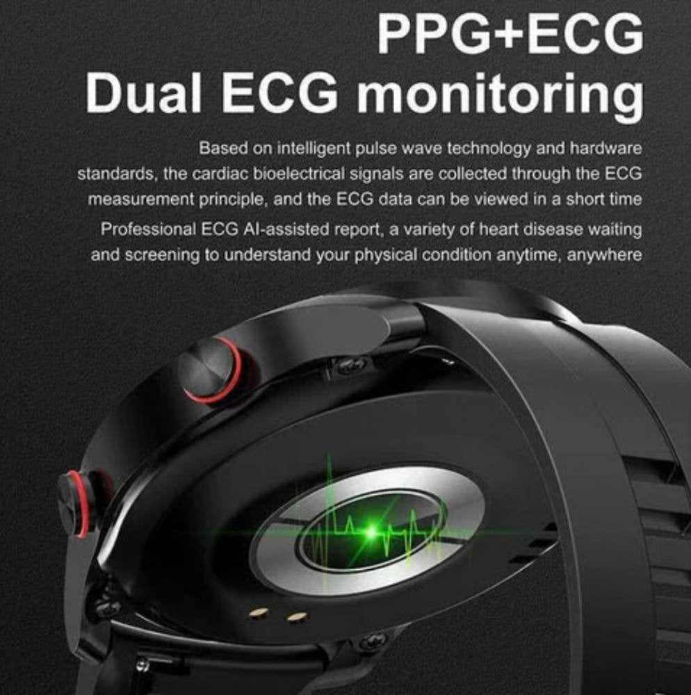 Montre intelligente de fitness haut de gamme avec moniteur de fréquence cardiaque