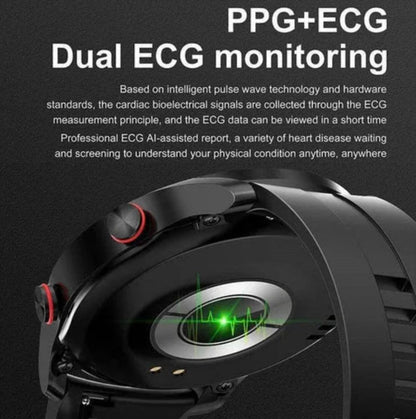 Montre intelligente de fitness haut de gamme avec moniteur de fréquence cardiaque