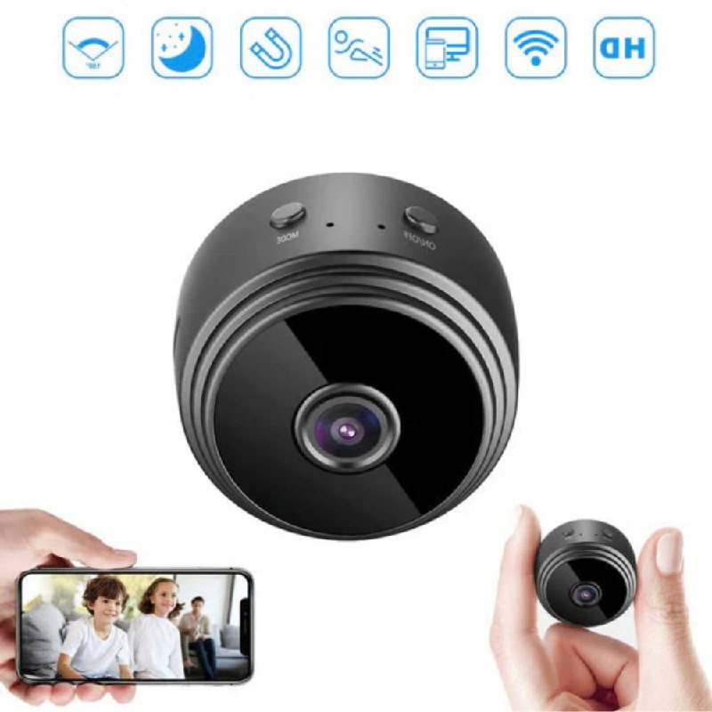 Petite caméra de surveillance sans fil pour la maison avec vision HD