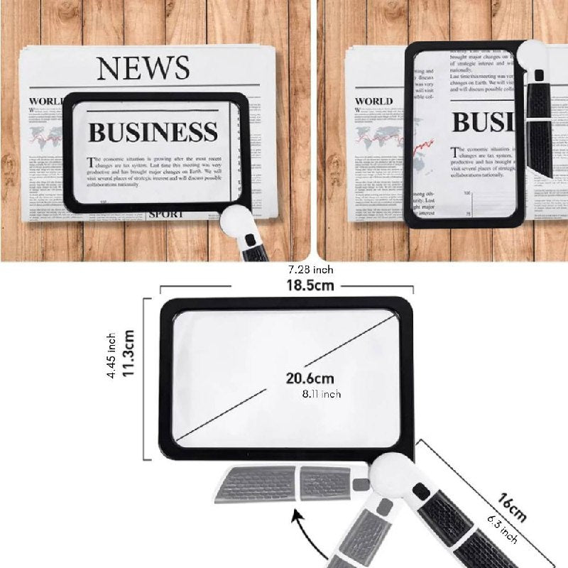 Loupe lumineuse 5X pour la lecture et les travaux manuels