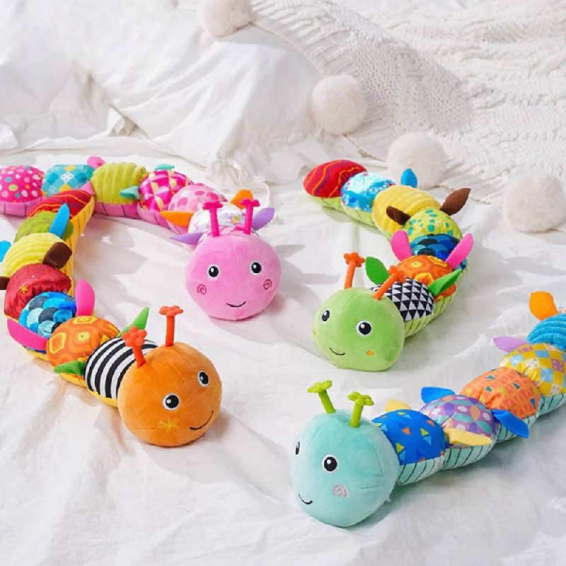 Jouet musical amusant pour bébé, en peluche douce et interactive