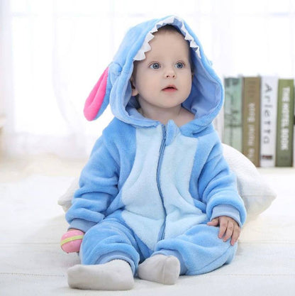 Grenouillère Confortable en Polaire Animale pour Enfants