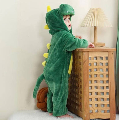 Grenouillère Confortable en Polaire Animale pour Enfants