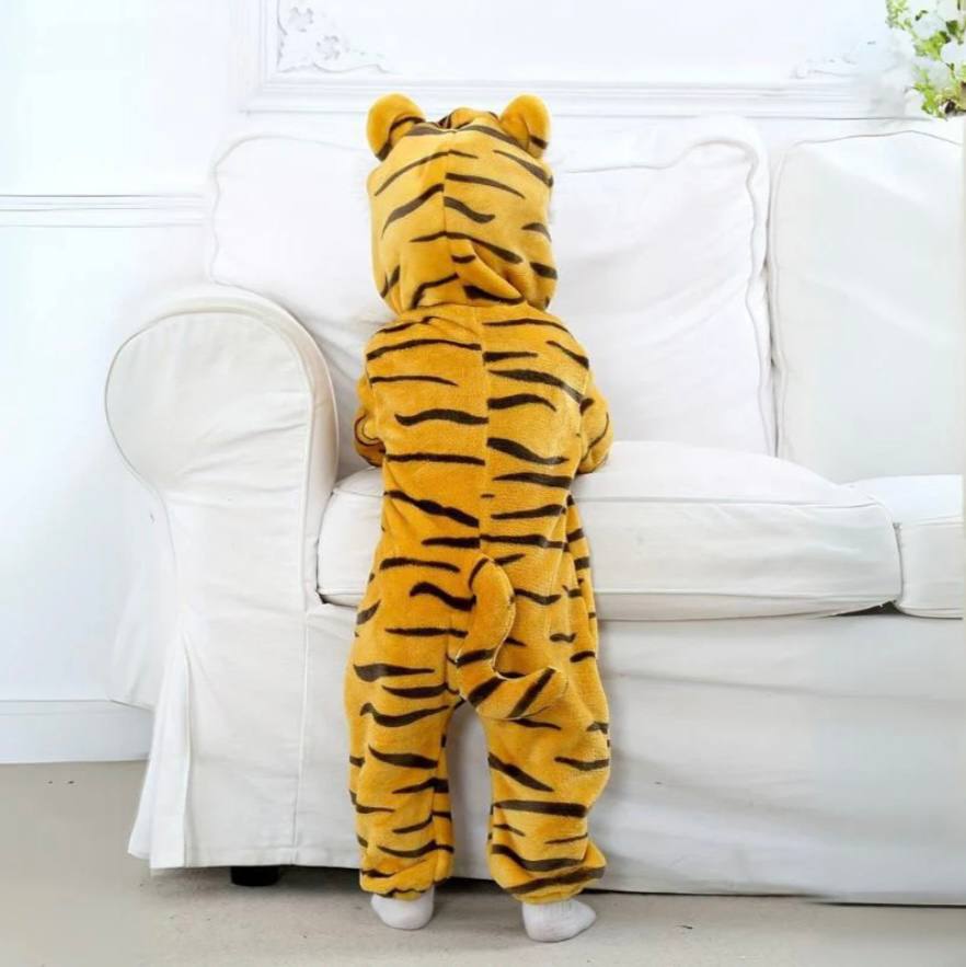 Grenouillère Confortable en Polaire Animale pour Enfants