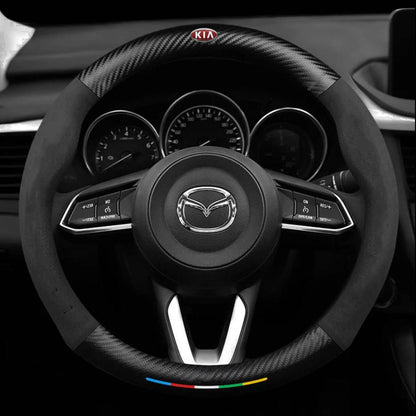 Couvercle de volant en cuir véritable de qualité supérieure