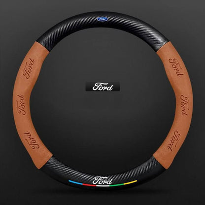 Couvercle de volant en cuir véritable de qualité supérieure