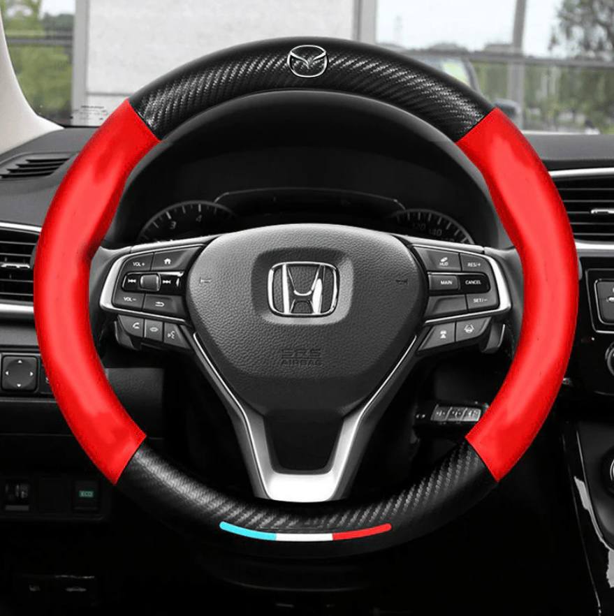 Couvercle de volant en cuir véritable de qualité supérieure