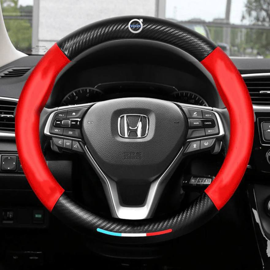 Couvercle de volant en cuir véritable de qualité supérieure