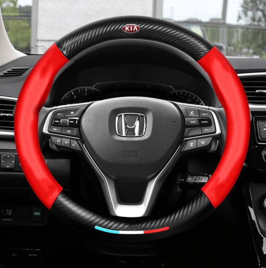 Couvercle de volant en cuir véritable de qualité supérieure