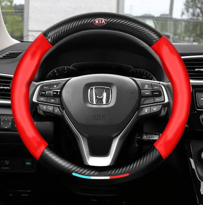 Couvercle de volant en cuir véritable de qualité supérieure