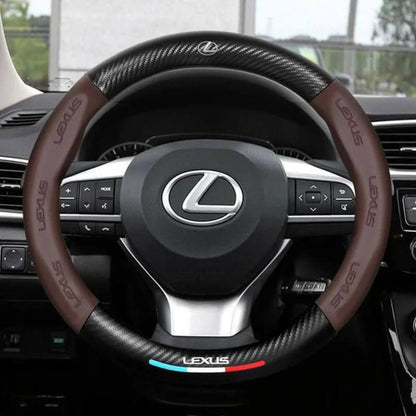 Couvercle de volant en cuir véritable de qualité supérieure