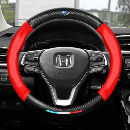 Couvercle de volant en cuir véritable de qualité supérieure