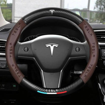 Couvercle de volant en cuir véritable de qualité supérieure