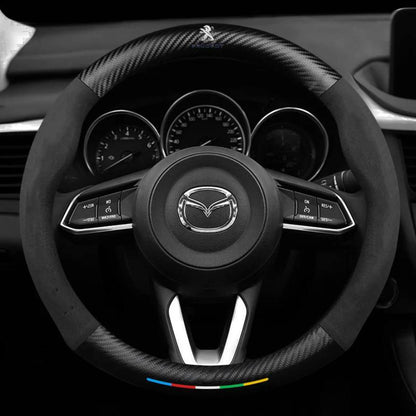 Couvercle de volant en cuir véritable de qualité supérieure