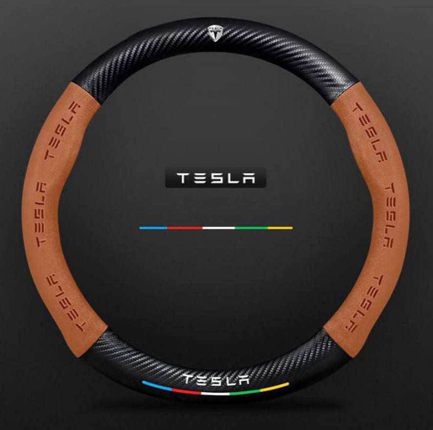 Couvercle de volant en cuir véritable de qualité supérieure