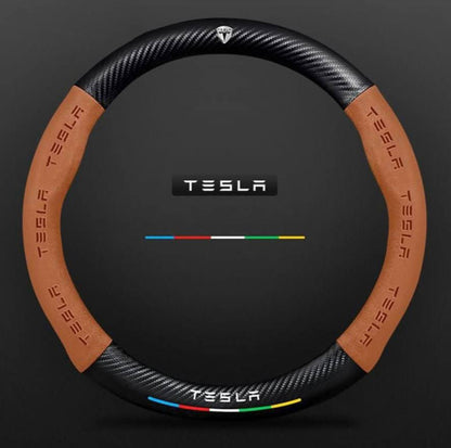 Couvercle de volant en cuir véritable de qualité supérieure