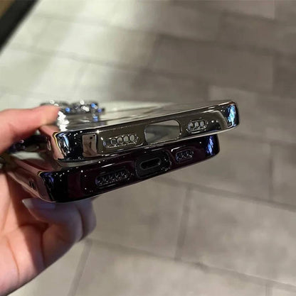 Étui de protection fin avec accent métallique de luxe
