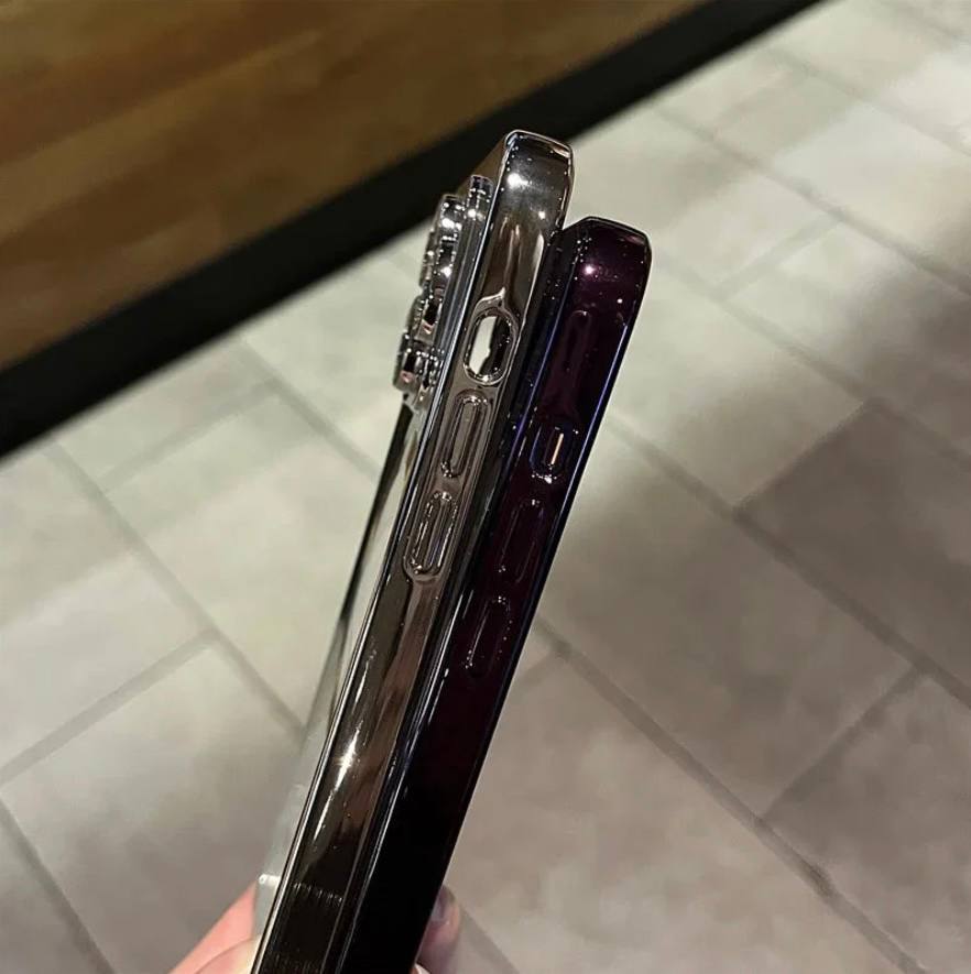 Étui de protection fin avec accent métallique de luxe