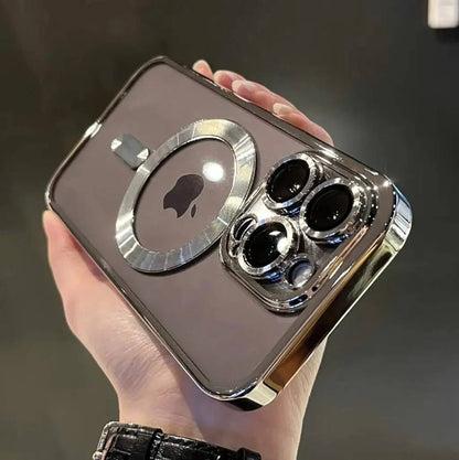 Étui de protection fin avec accent métallique de luxe