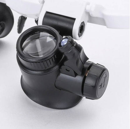 Loupe LED polyvalente avec 3 lentilles interchangeables
