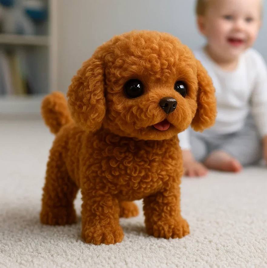 Jouet en peluche câlin et réaliste pour enfants