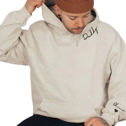 Sweat-shirt personnalisable avec prénom sur la manche