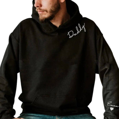 Sweat-shirt personnalisable avec prénom sur la manche