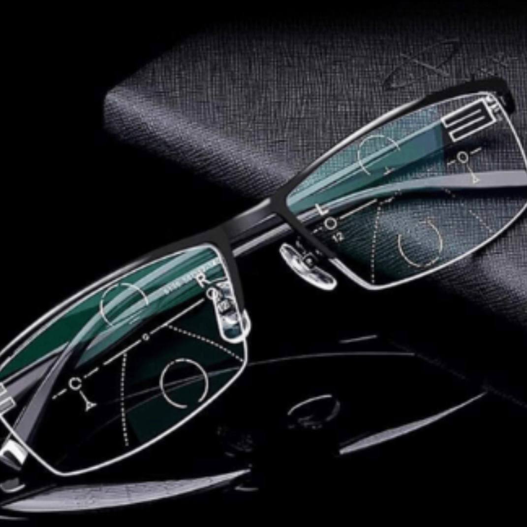 Lunettes de lecture multifocales avancées avec verres de protection UV