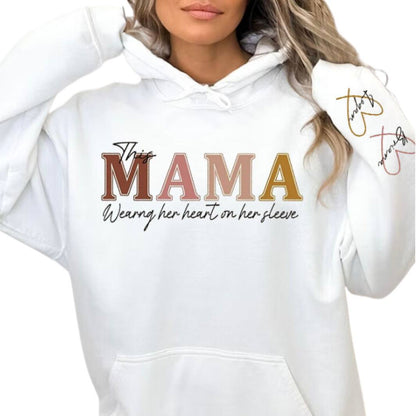 Sweat à capuche personnalisé avec photo de famille