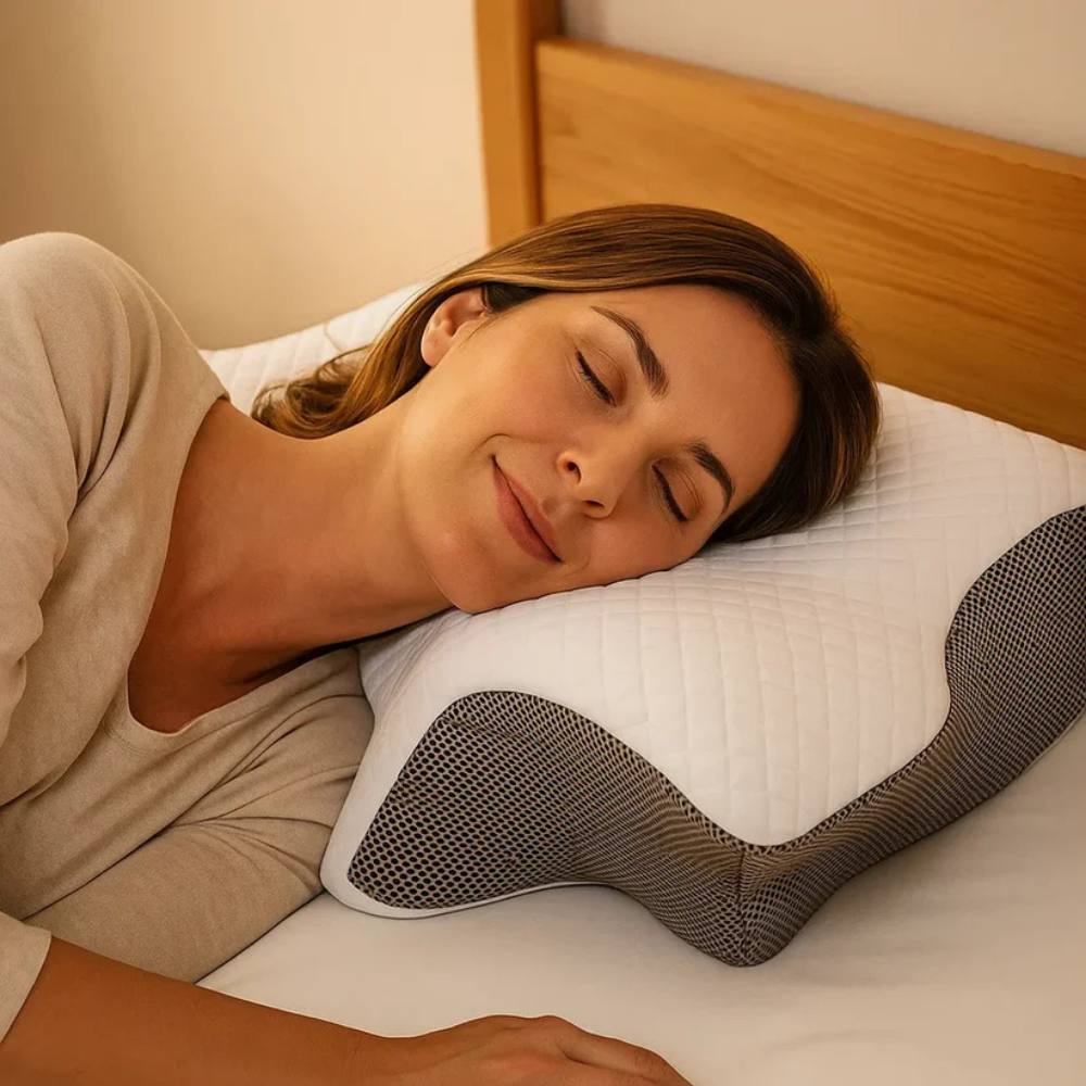 Oreiller ergonomique pour un sommeil confortable