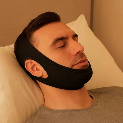 Sangle de menton confortable anti-ronflement pour un meilleur sommeil