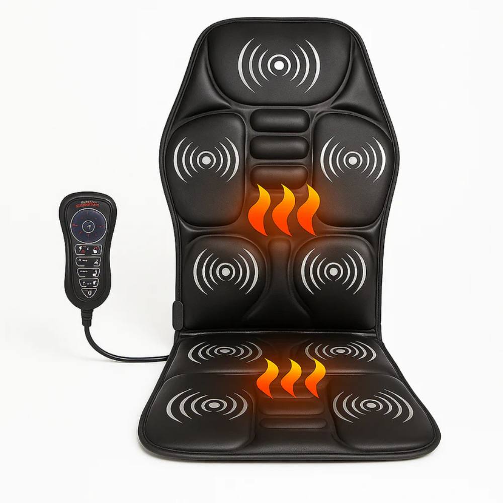 Coussin de massage chauffant avec vibrations et thérapie par la chaleur