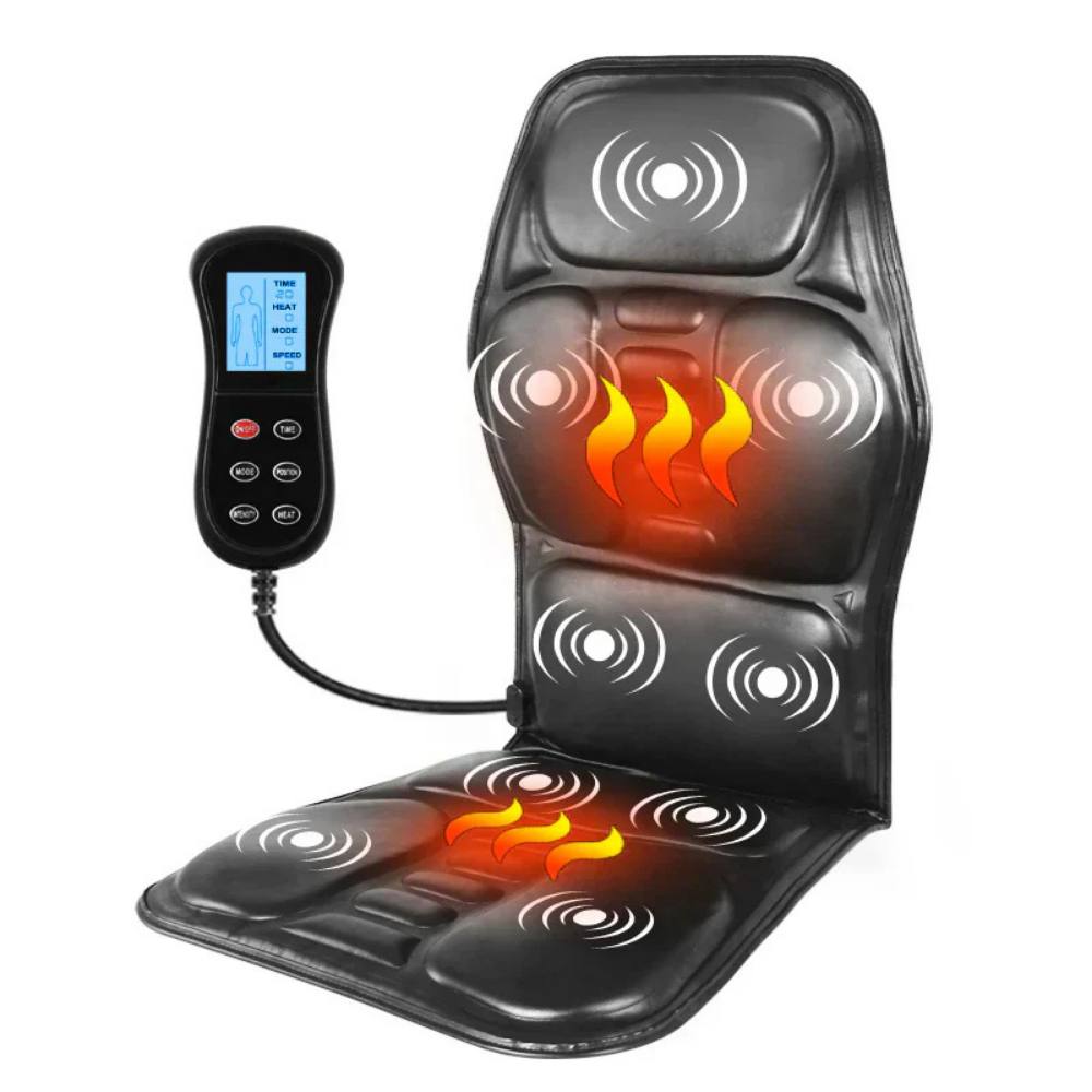 Coussin de massage chauffant avec vibrations et thérapie par la chaleur