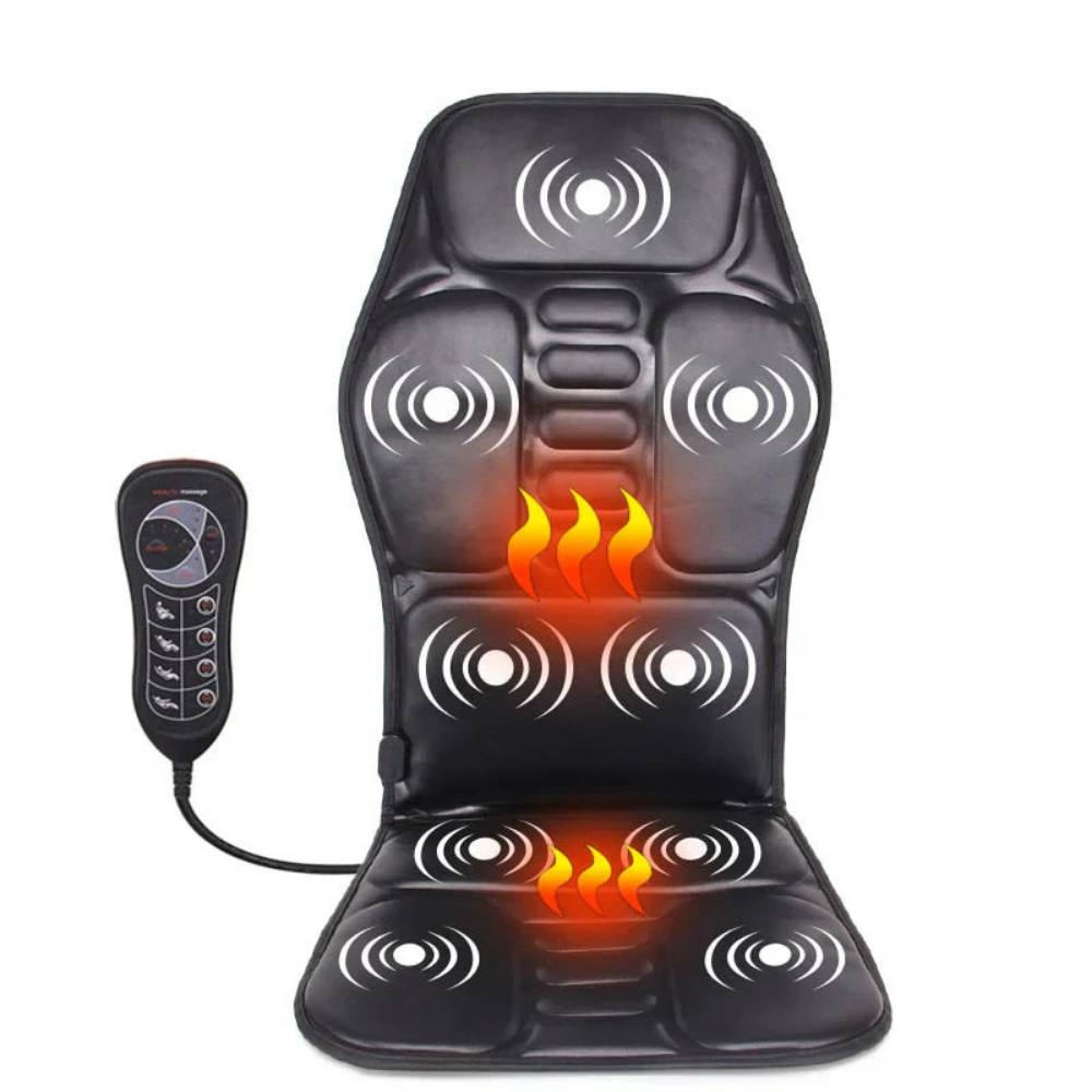 Coussin de massage chauffant avec vibrations et thérapie par la chaleur